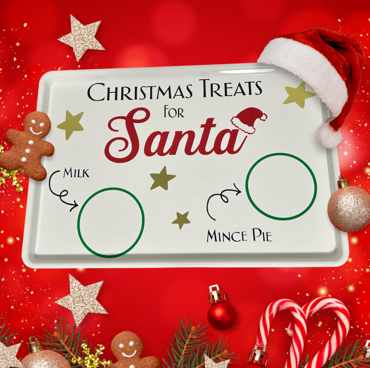 Christmas Eve Santa Treats Tray