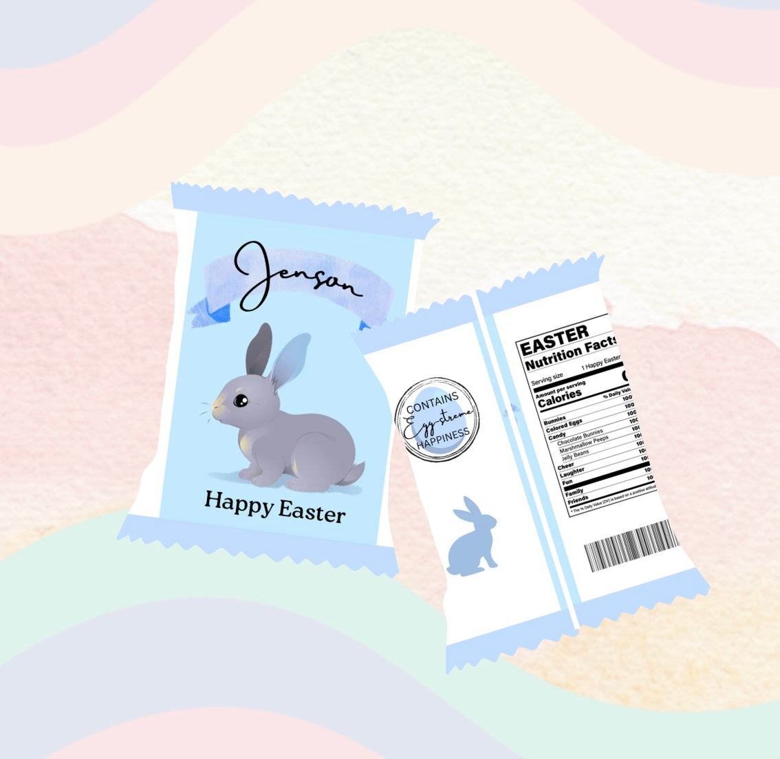 Personalised Easter Treat Wrappers