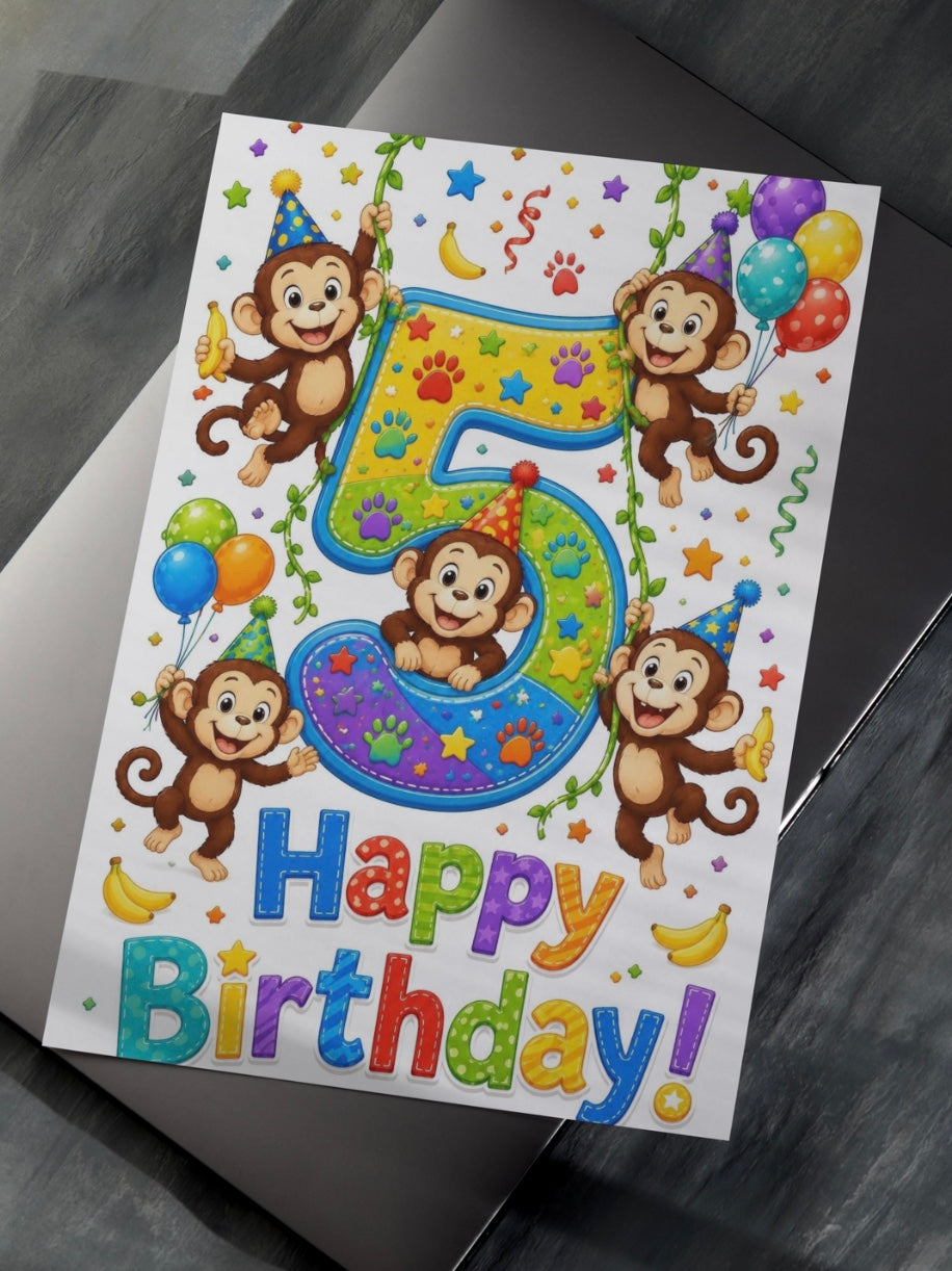 Animal Birthday Cards (1-9)
