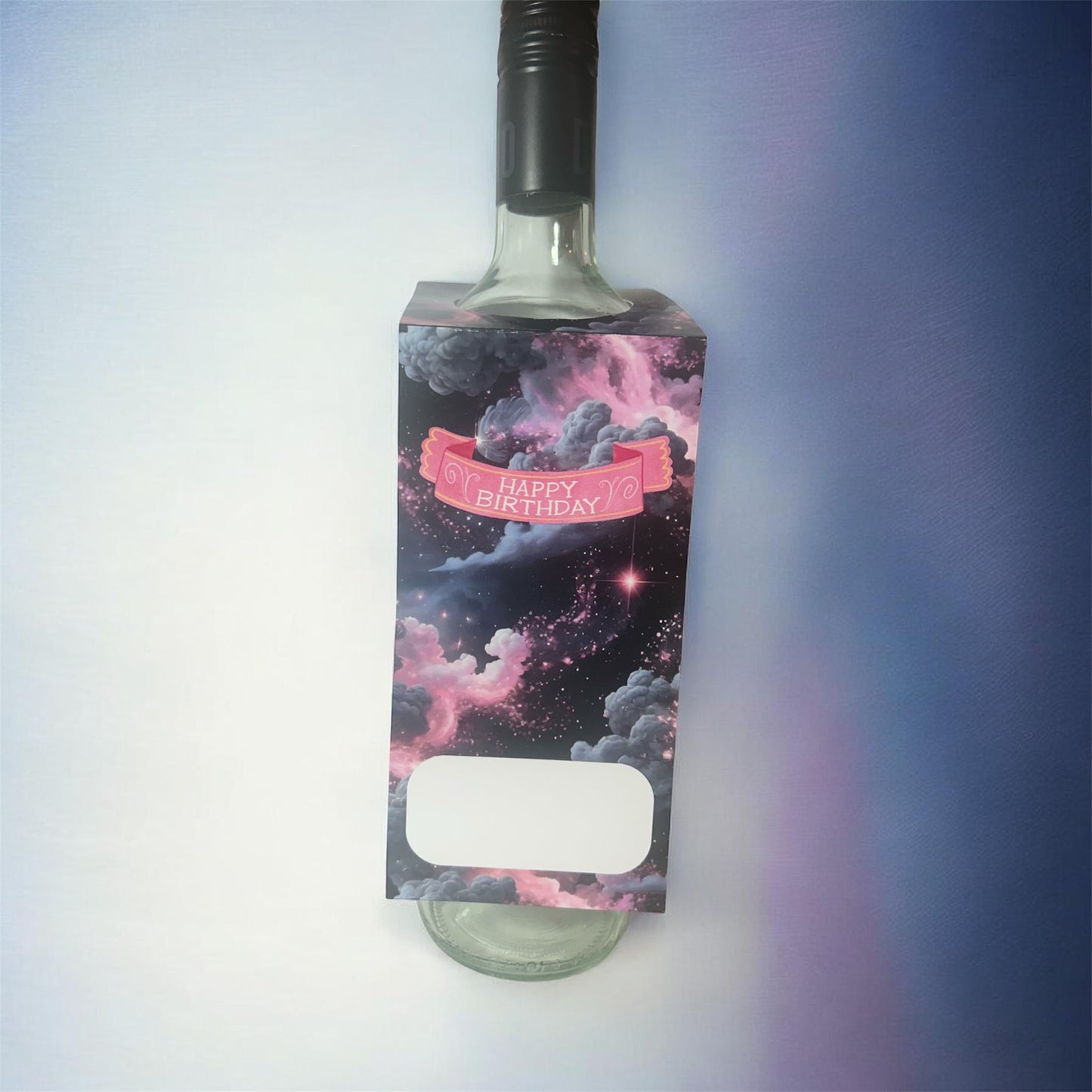 Happy Birthday Wine Tag