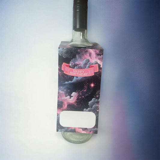 Happy Birthday Wine Tag