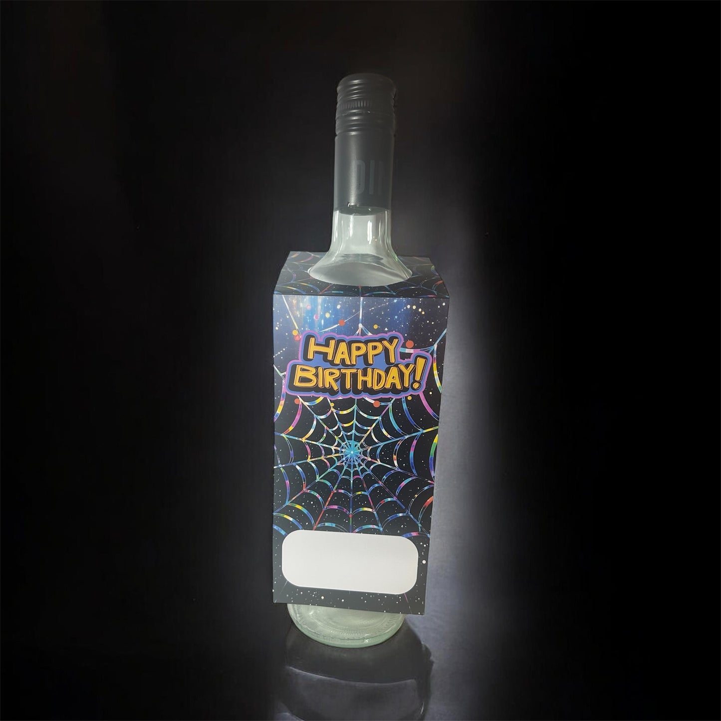 Happy Birthday Wine Tag