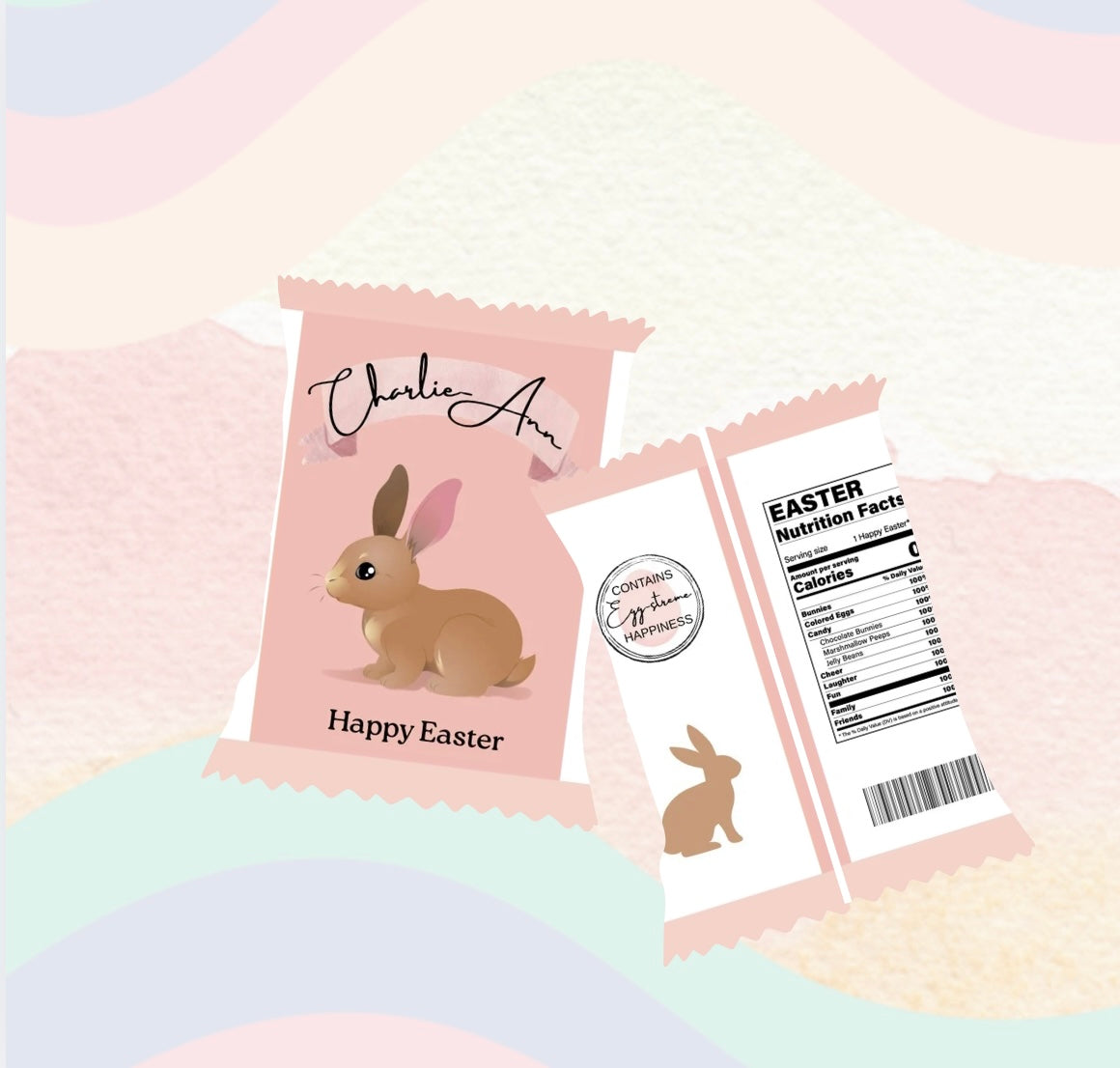 Personalised Easter Treat Wrappers